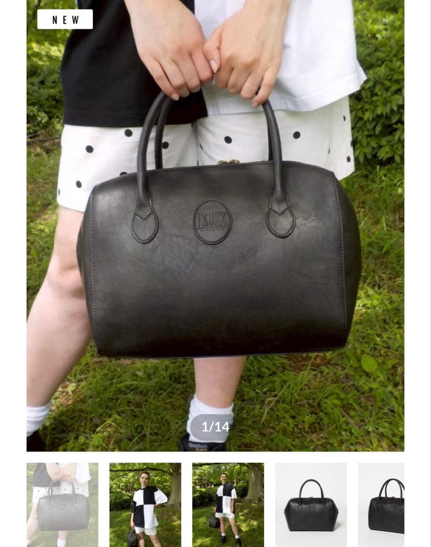 未使用Tostalgic clothing Leather boston bag