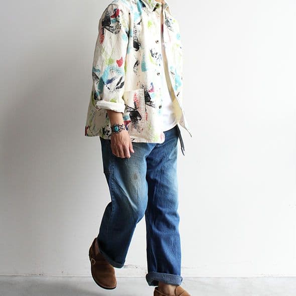 orslow オアスロウ 1940s Denim Coverall Paint