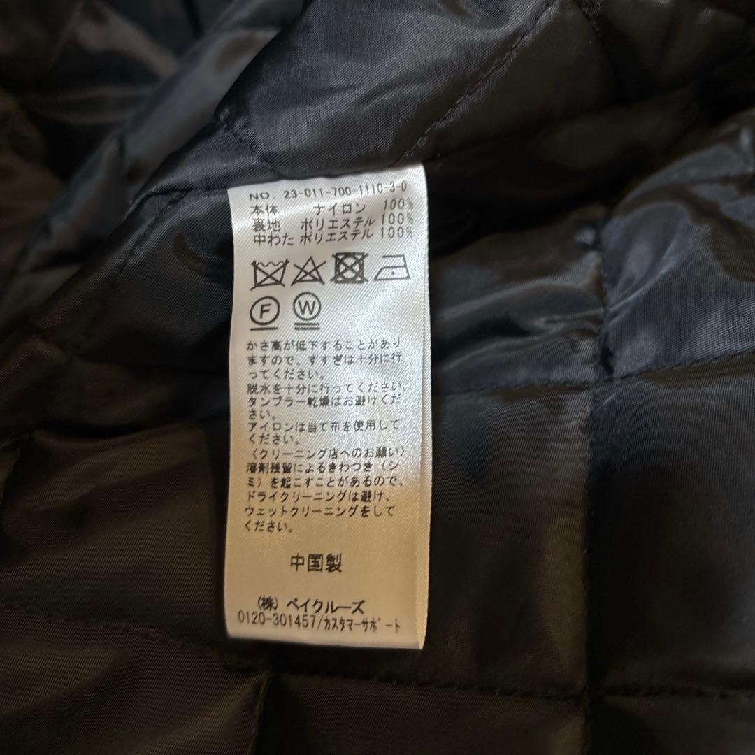 美品＊B.C STOCK ベーセーストック　パッディドウィンブレパーカー　黒
