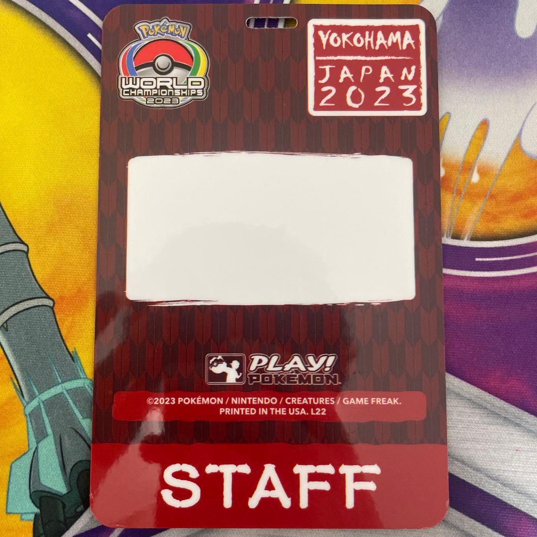 ポケモンwcs2023 スタッフバッジ　ピンズ