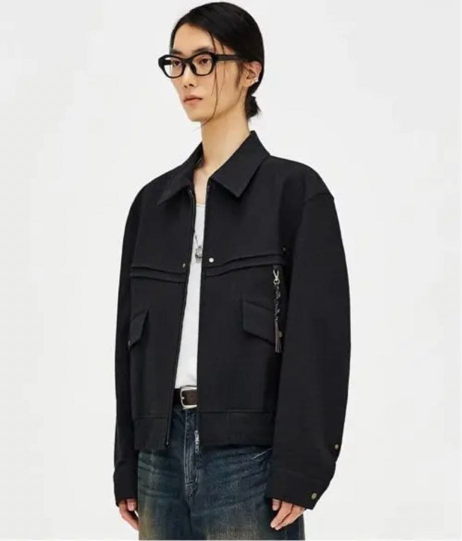 【セール中】Dusty Western Blouson Jacket Black