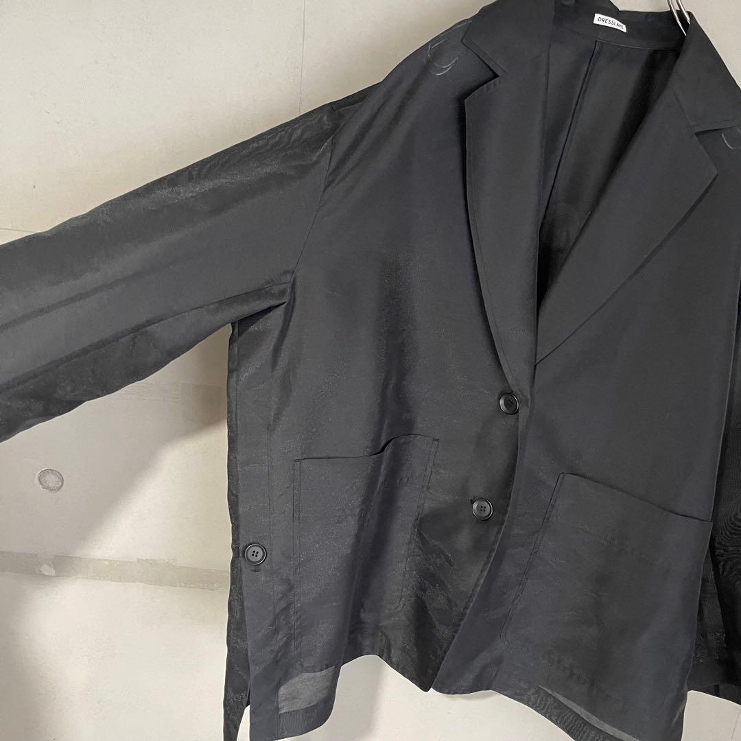 美品✨DRESSLAVE ドレスレイブ　シアーオーガンジービッグジャケット