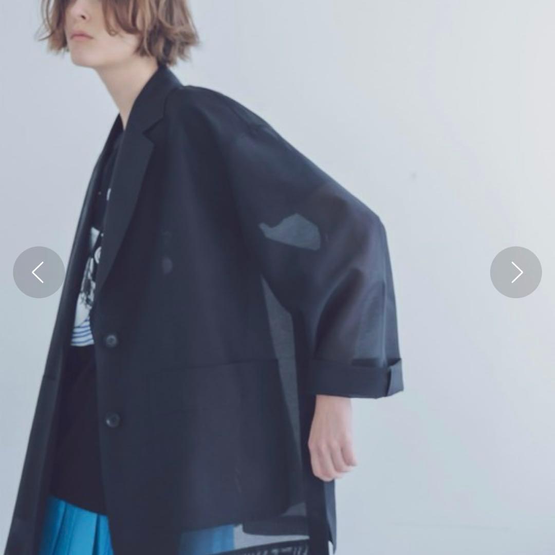 美品✨DRESSLAVE ドレスレイブ　シアーオーガンジービッグジャケット