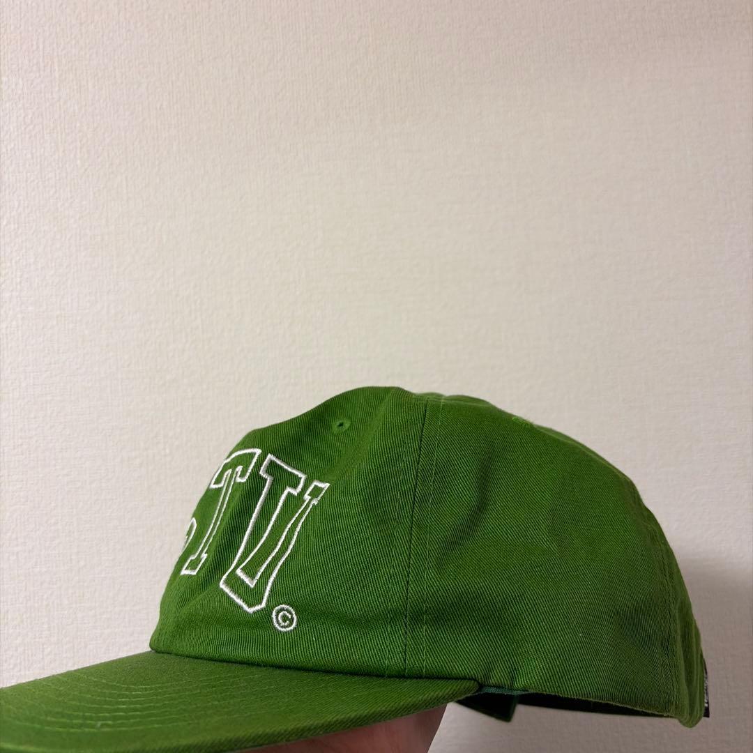 Stussy STUロゴ 緑色キャップ