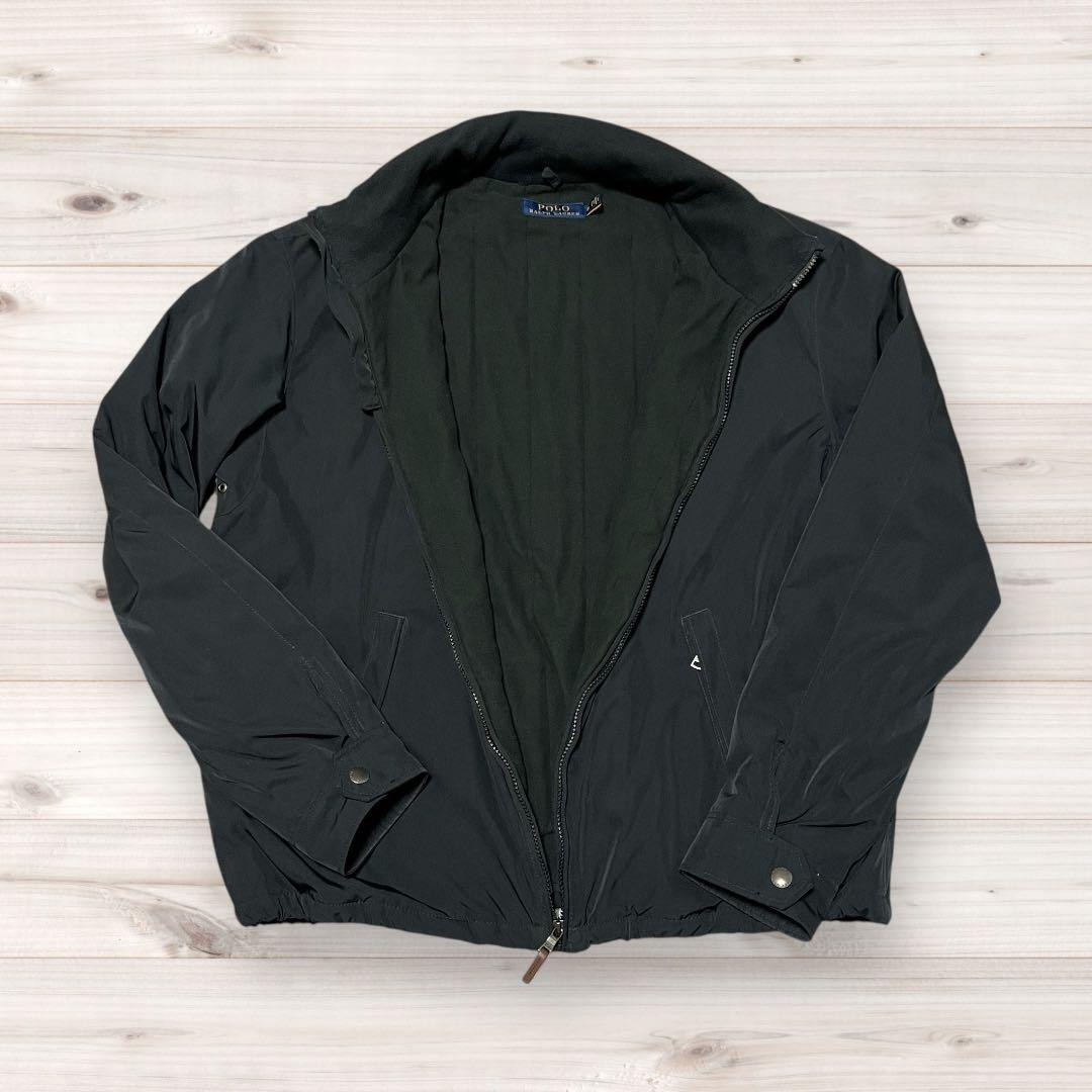 POLO ポロ ラルフローレン スウィングトップ ジャケット 黒 スミクロ XL