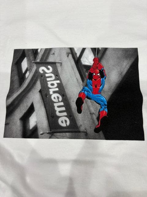シュプリーム Supreme 26SS ロゴ Tシャツ スパイダーマン XXL