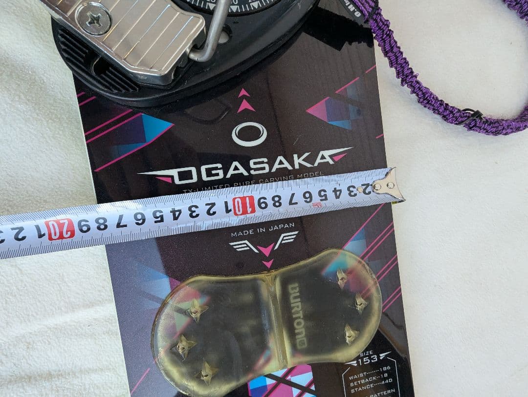 OGASAKA TX-L アルペンボード 153cm　ビンディング付き