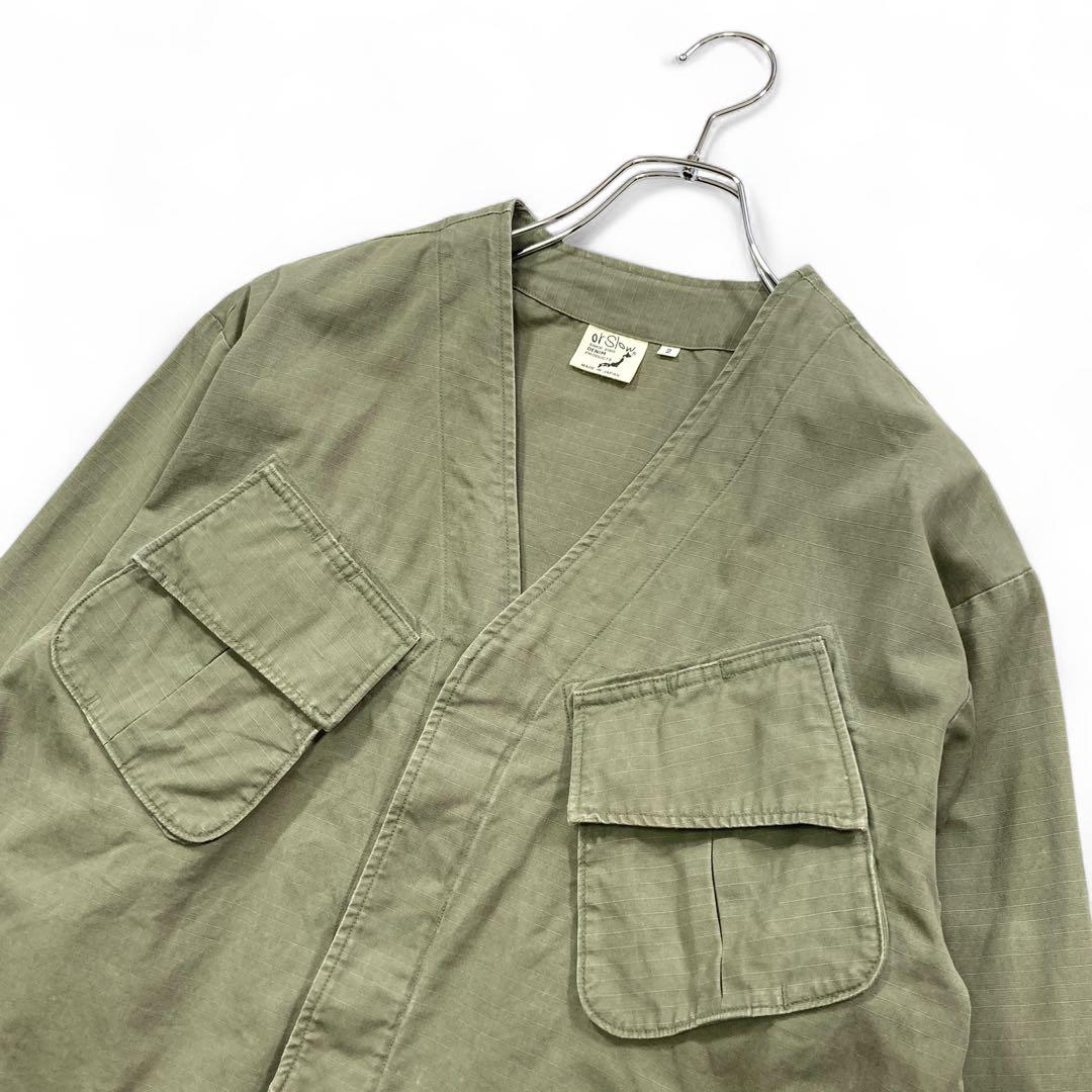 ジャケット・アウター orSlow US Army No Collar Short Jacket