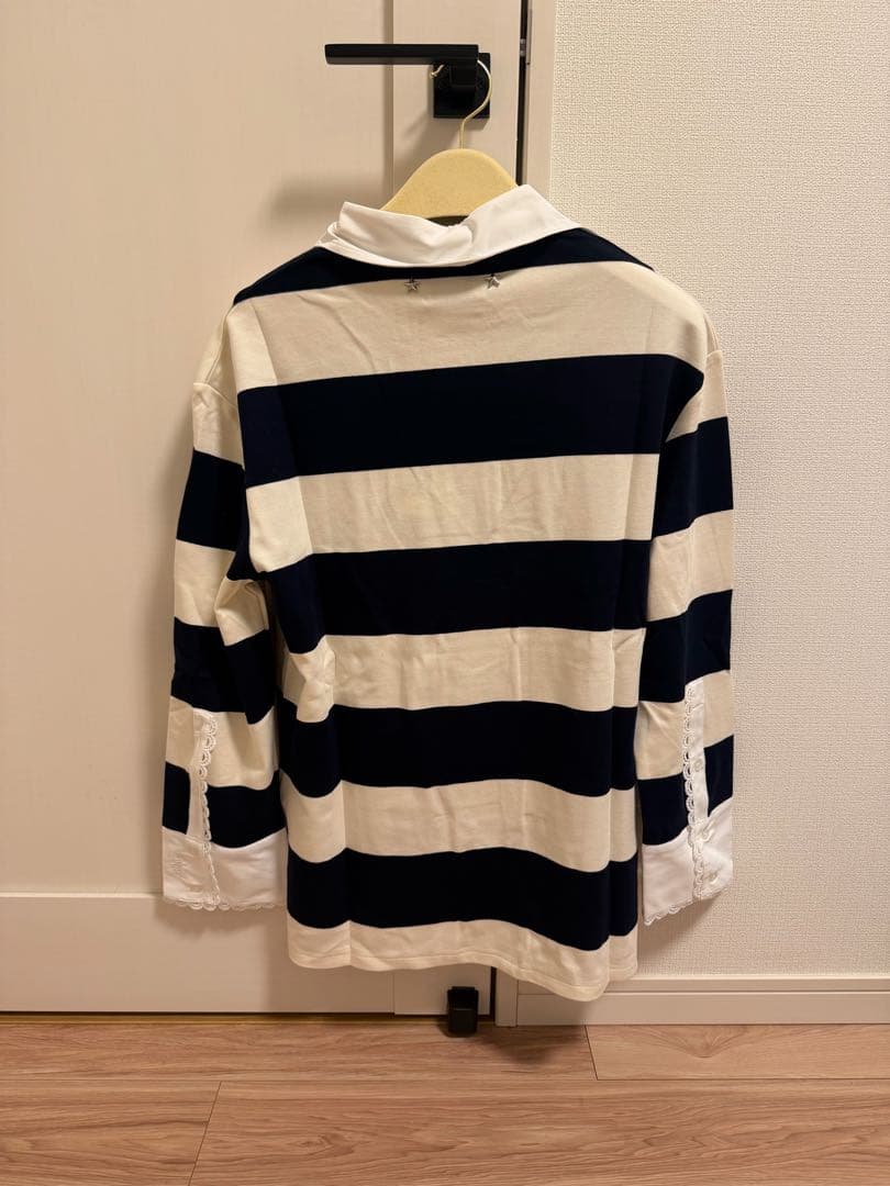 Bibiy 長袖ポロシャツ ラガーシャツ