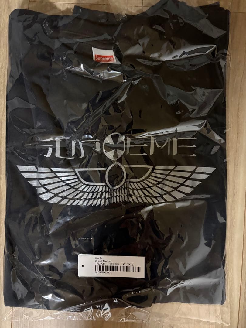 真*カ様 Supreme Wings Tee Black