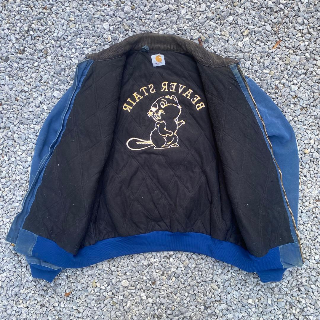 p*e様 Carhartt サンタフェジャケット　90s USA製 J14ブルー