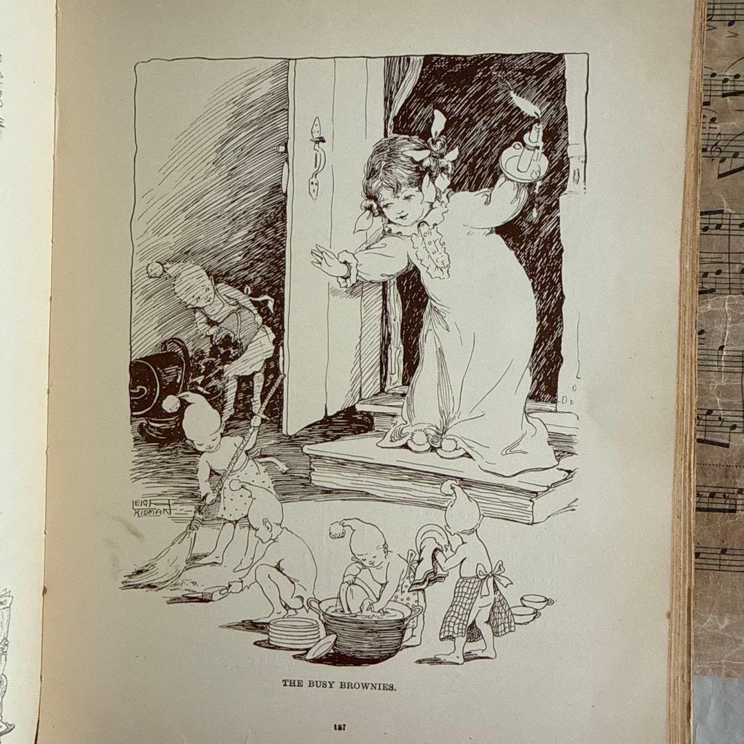 稀少アンティーク美しいヴィクトリアン絵本イギリス洋書　古書ジャンクジャーナル
