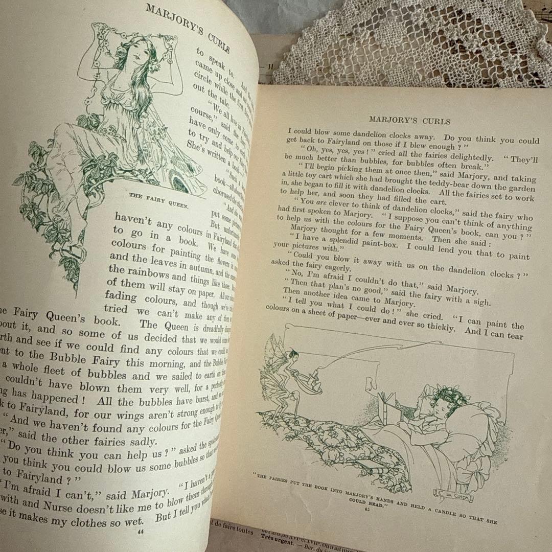 稀少アンティーク美しいヴィクトリアン絵本イギリス洋書　古書ジャンクジャーナル