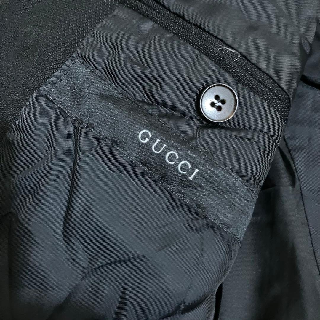 GUCCI グッチ　ジャケット　46R　モヘヤ・シルク混　スイス製