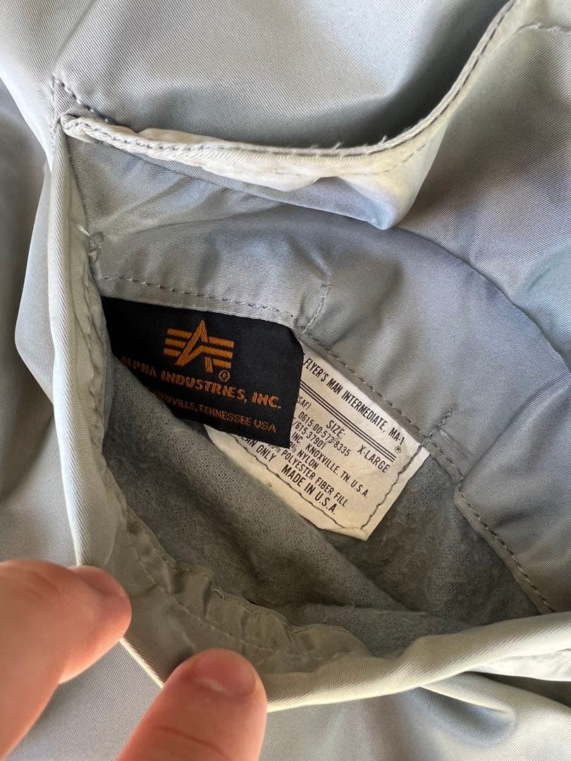 90s Alpha Industries MA-1 XL フライトジャケット