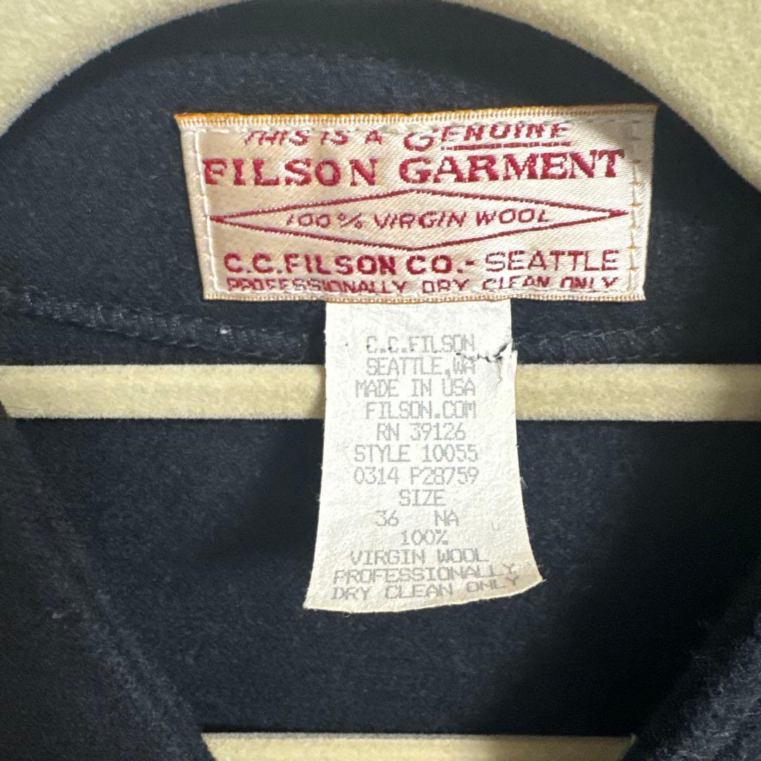 Filson ネイビー ベスト 36 フィルソン