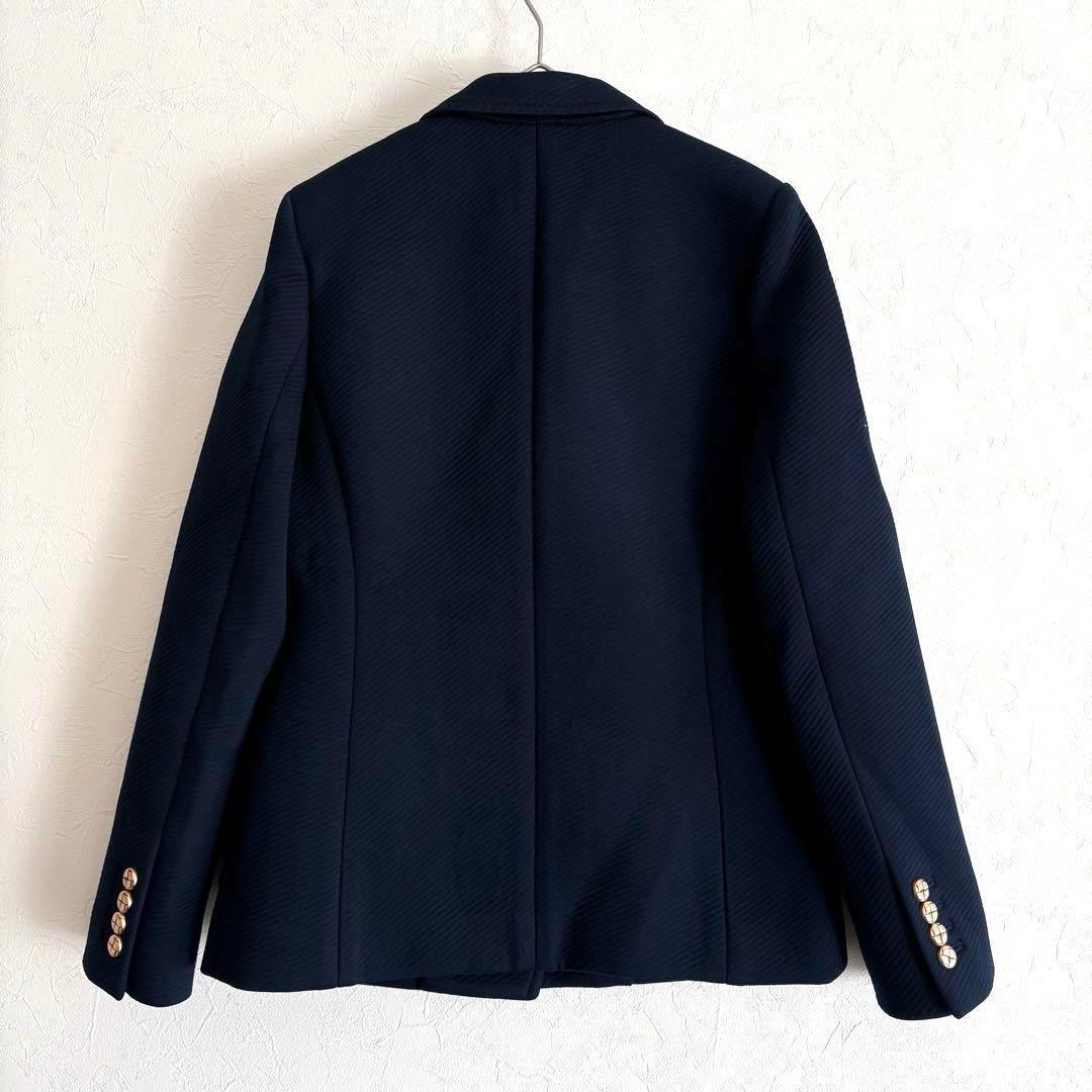 美品 Sov. ダンボールカルゼンジャケット 金ボタン ネイビー 36