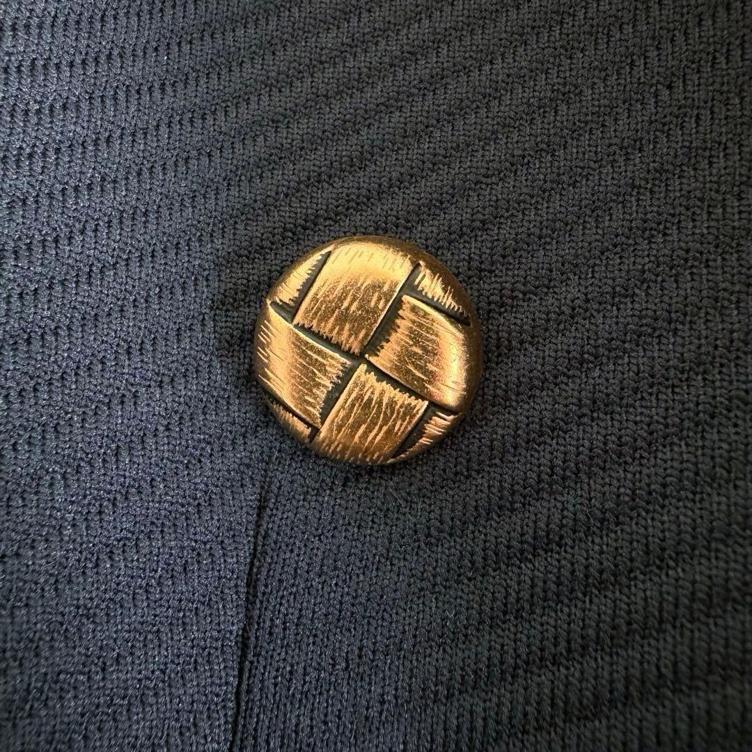 美品 Sov. ダンボールカルゼンジャケット 金ボタン ネイビー 36