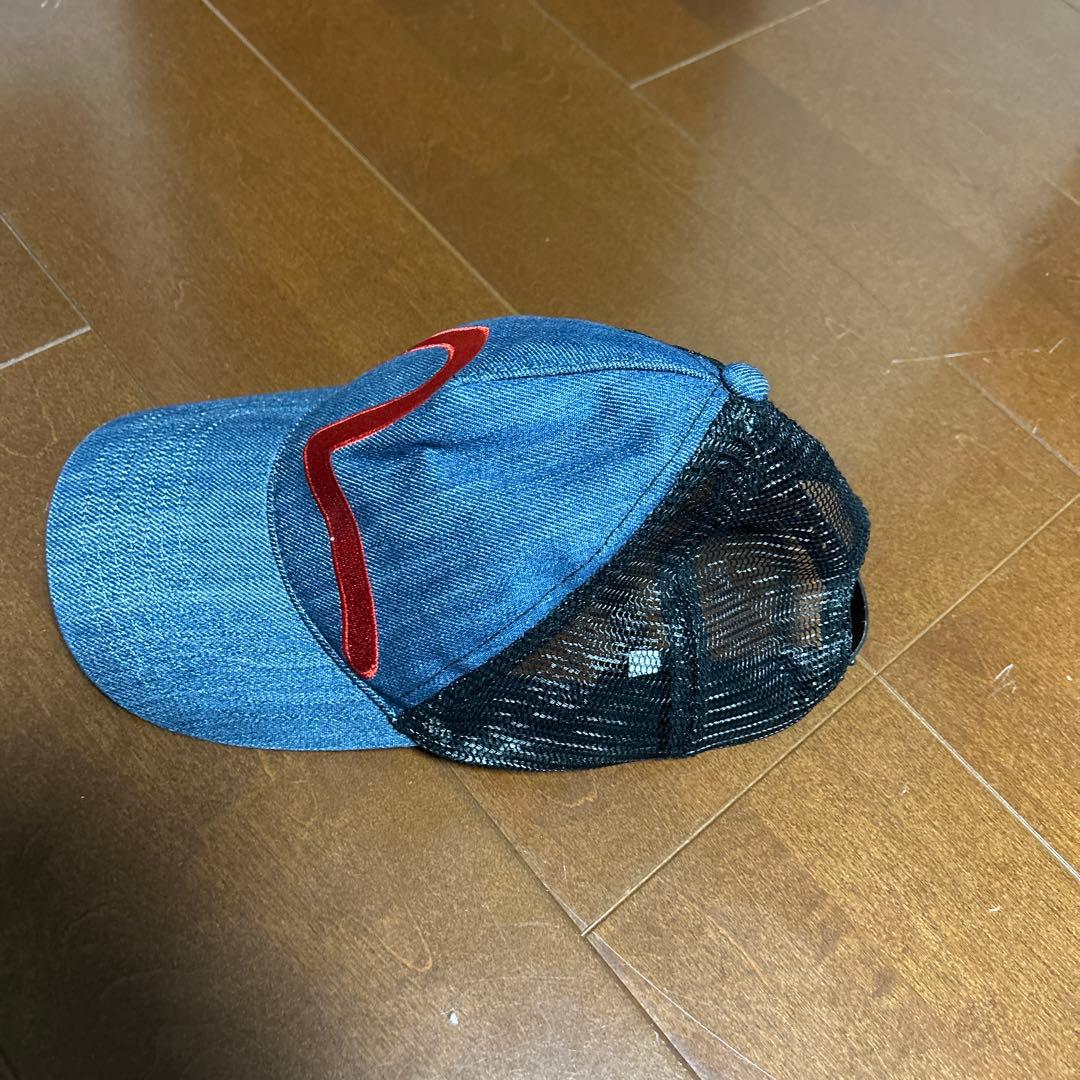 evisu エヴィス 赤カモメッシュキャップ