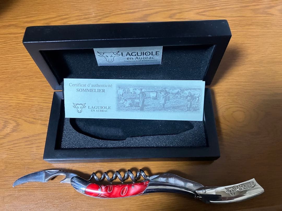Laguiole en Aubrac マーシュマロウ ソムリエナイフ 未使用