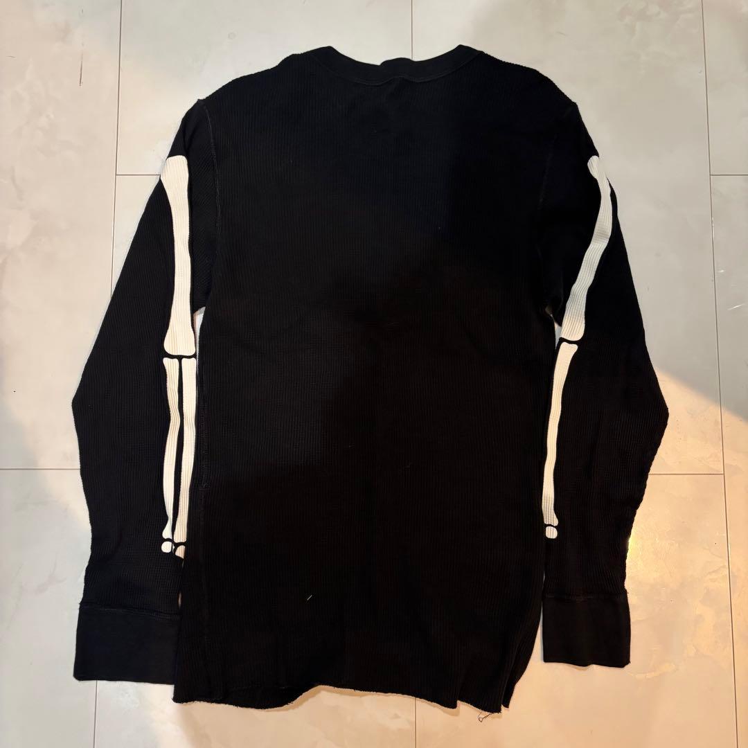 Supreme x Hanes Bones Thermal Crew 黒 S