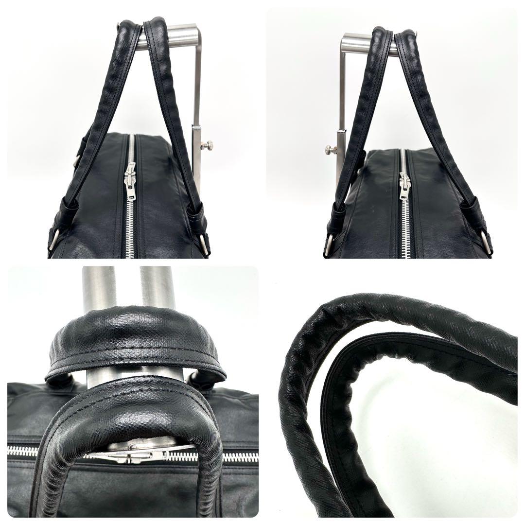 【美品】PORTER ポーター フリースタイル ボストンバッグ ブラック