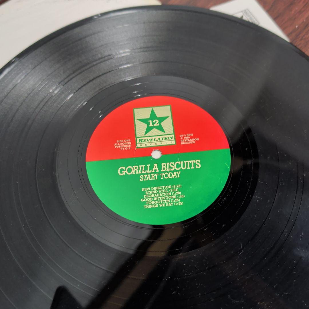 Gorilla Biscuits Start Today 1989年 初期プレス