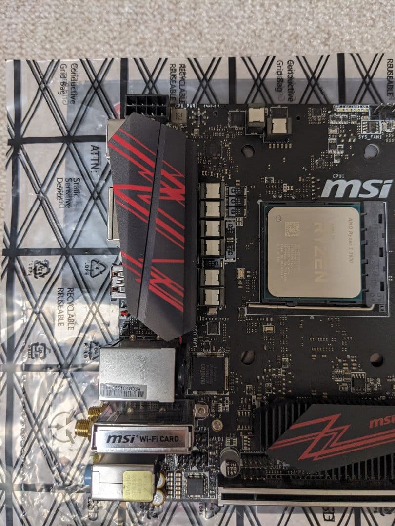 サ*ム様 AMD CPU付　MSI B450I GAMING PLUS AC i