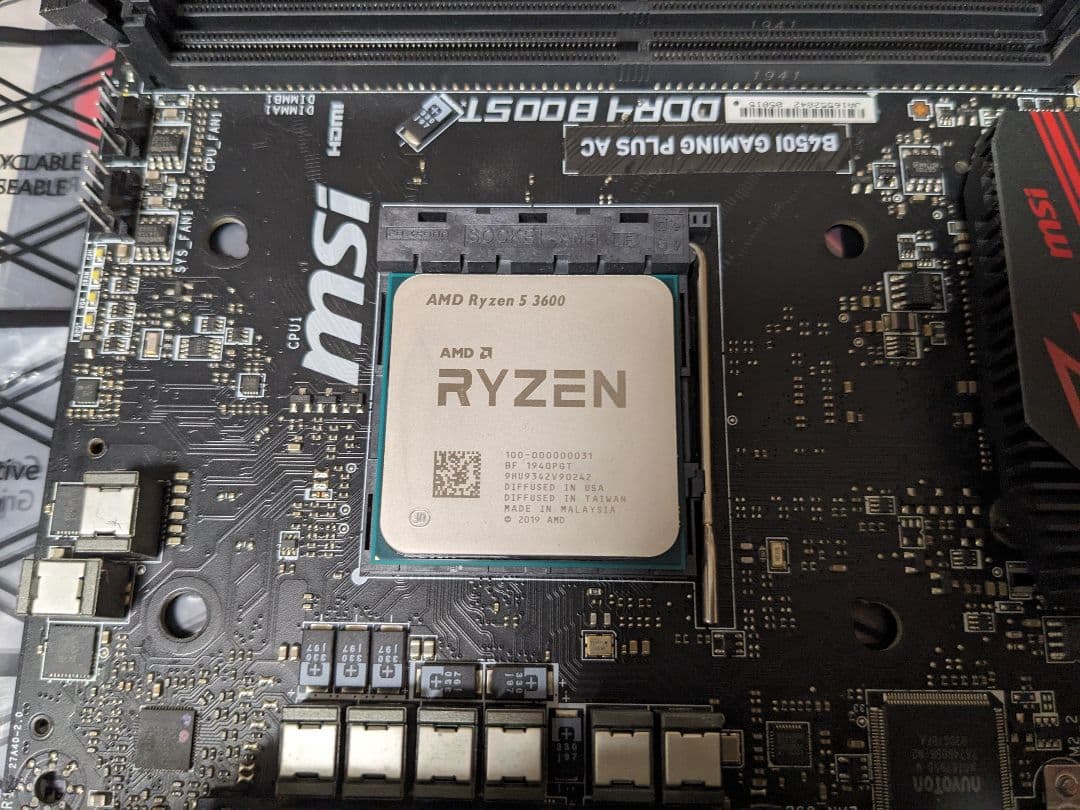 サ*ム様 AMD CPU付　MSI B450I GAMING PLUS AC i