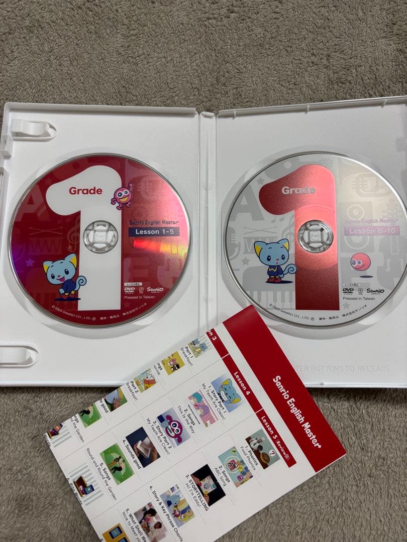 サンリオイングリッシュマスター DVDセット Grade 1-4