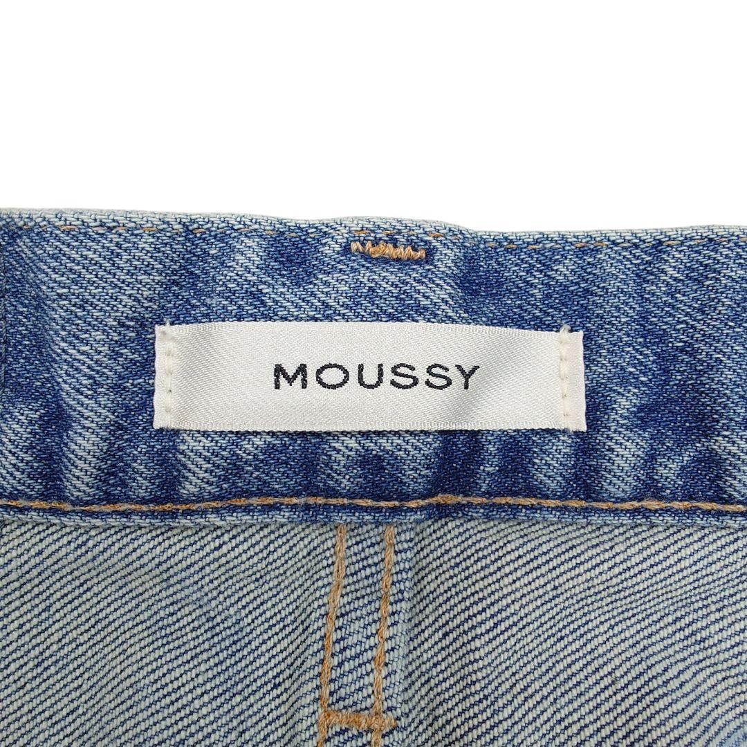moussy マウジー MVS FLARE フレア デニムパンツ 25 ブルー