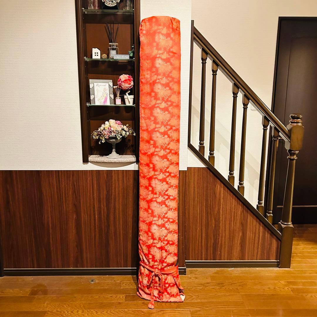 【良品】琴　和楽器　弦楽器 13弦 和琴 木製 13弦琴 赤い布付き ③