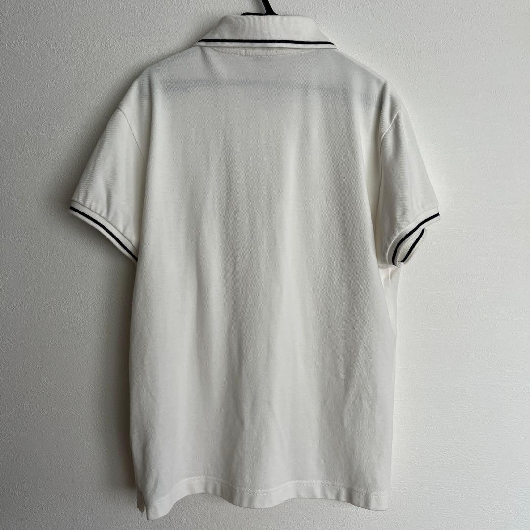 MONCLER ホワイト ポロシャツ M