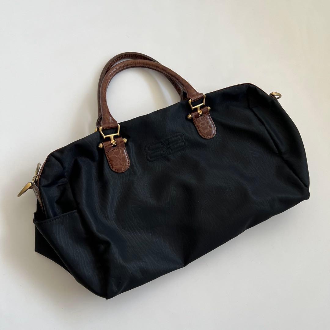 バッグ BALENCIAGA BB CROCO MINI BOATON BAG