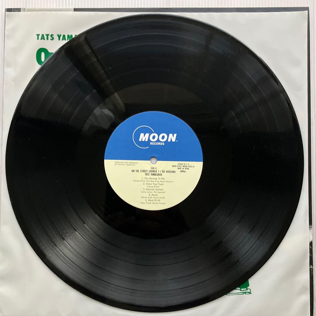 LPレコード山下達郎 ON THE STREET CORNER 1 •2 セット