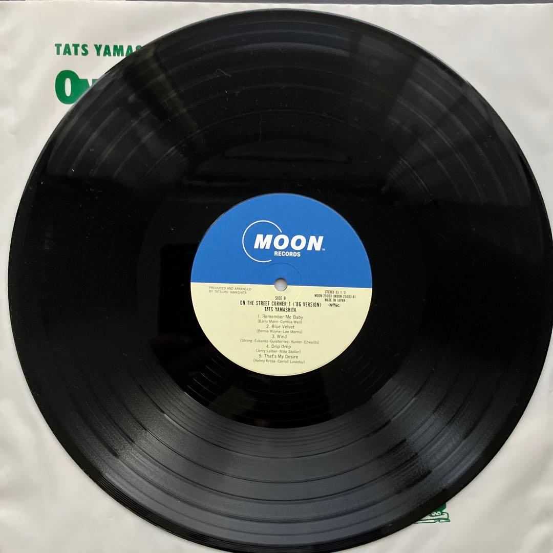 LPレコード山下達郎 ON THE STREET CORNER 1 •2 セット