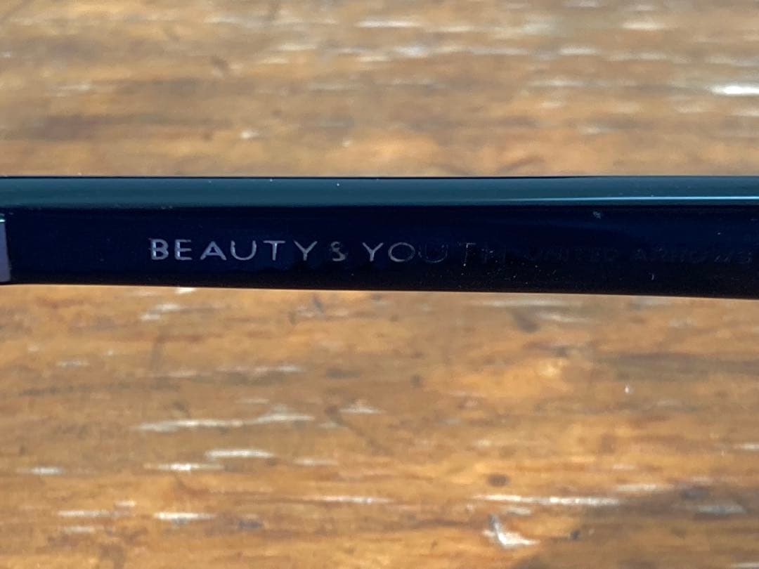 BEAUTY&YOUTH×KANEKO OPTICALブラックサングラス