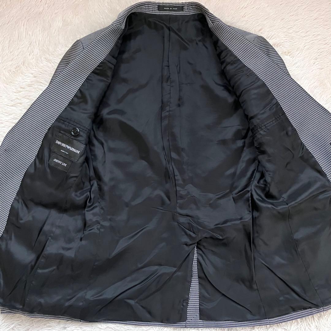 ✨極美品✨アルマーニARMANI テーラード ギンガムチェック イタリア製 44