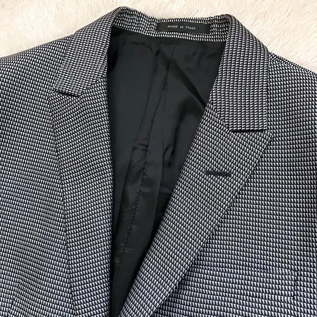 ✨極美品✨アルマーニARMANI テーラード ギンガムチェック イタリア製 44