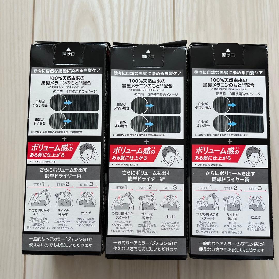 サクセスブラック ふんわり仕上がるカラートリートメント白髪ケア 3点