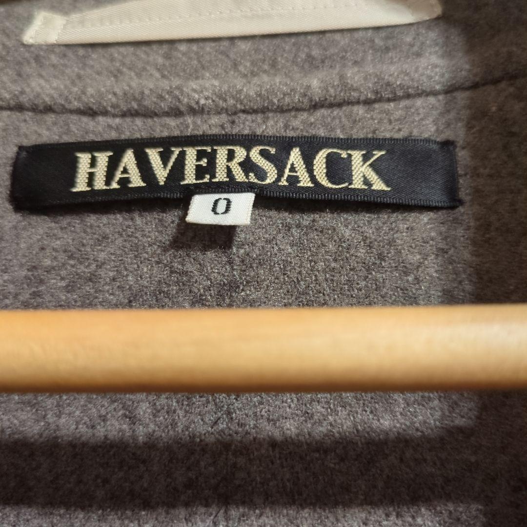 ハバーサック HAVERSACK ワイドショートシルエット リバーコート