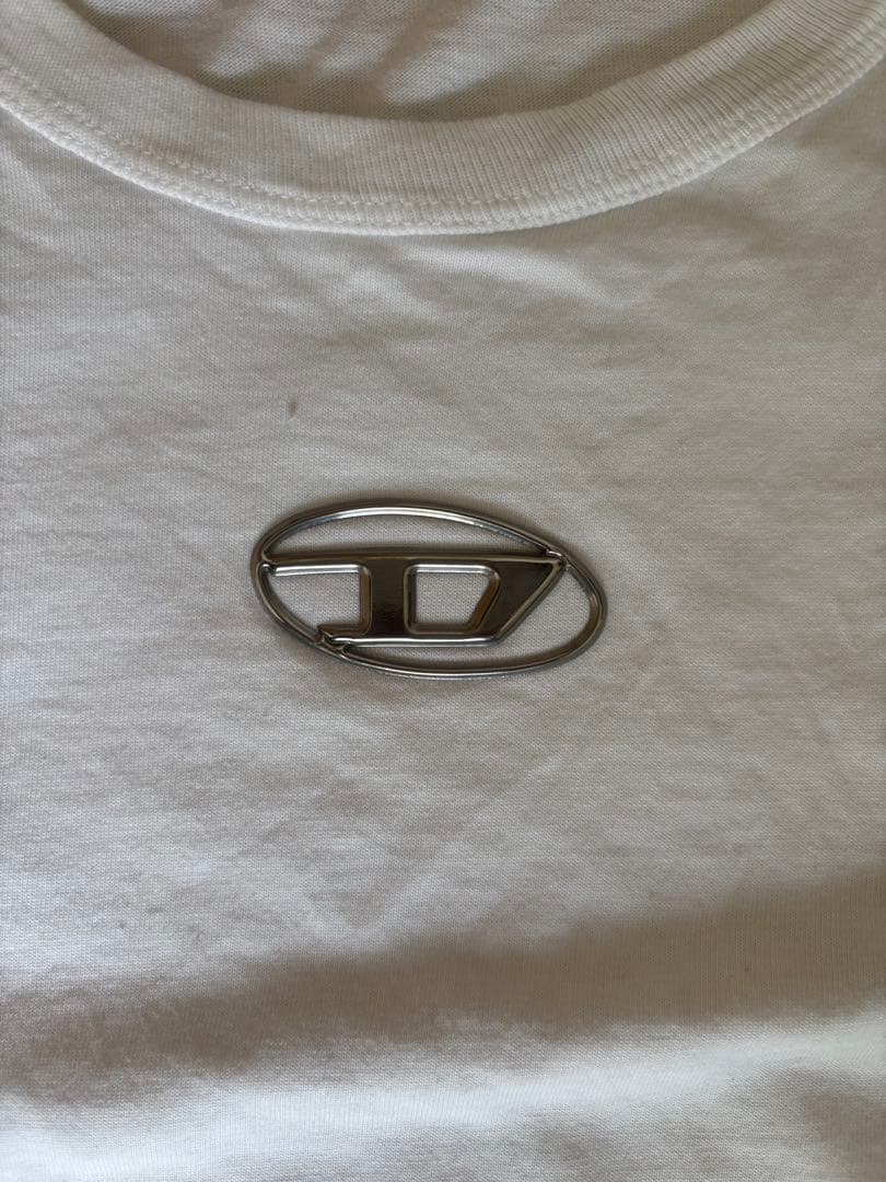 DIESEL ホワイト Tシャツ ロゴT S