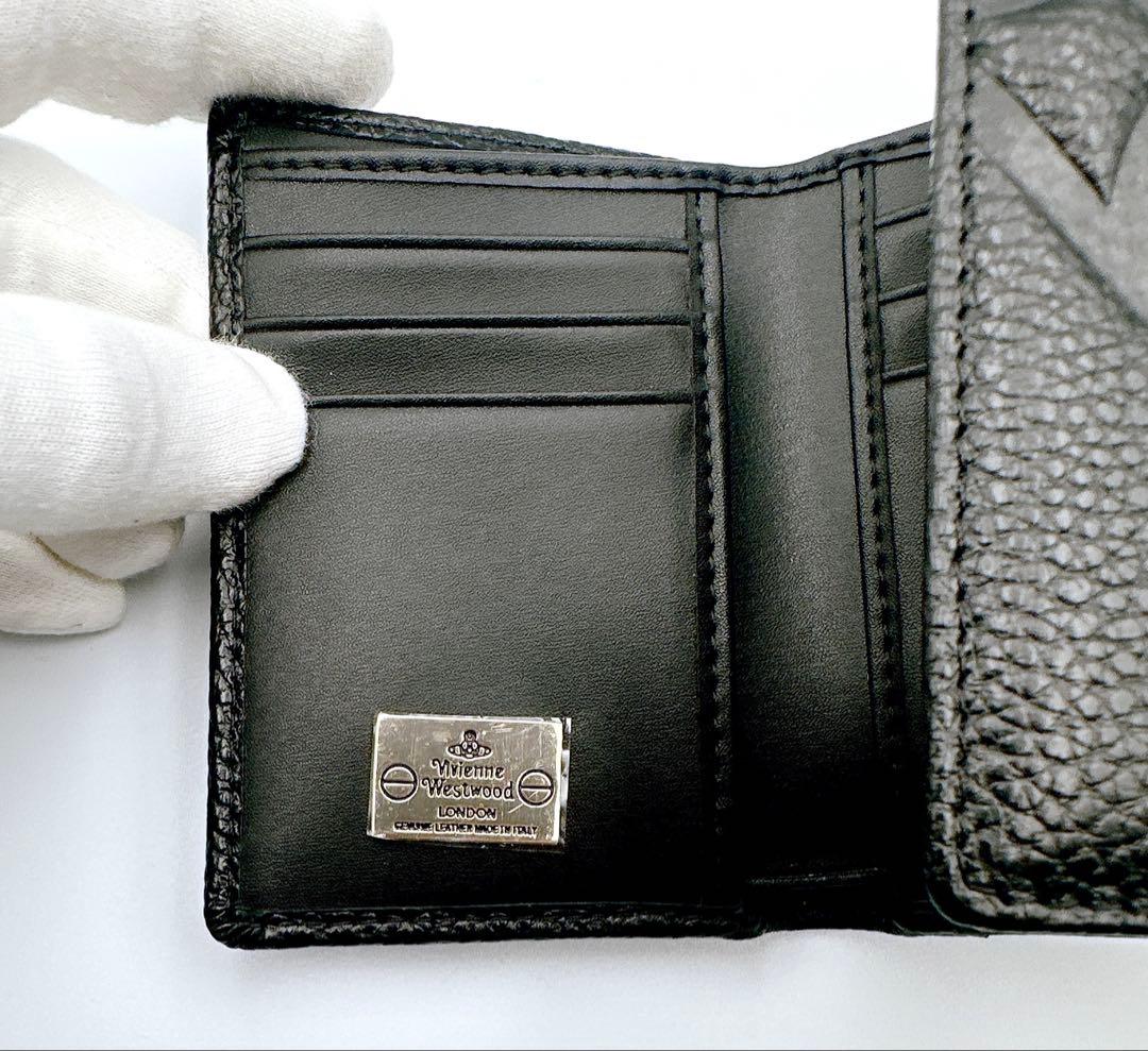 【♡新品♡】Vivienne Westwood 三つ折り財布 ブラック/黒 人気