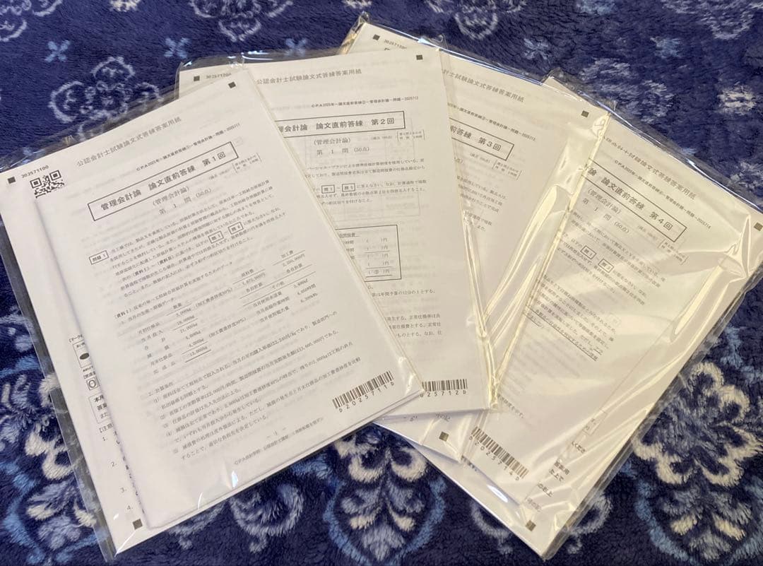 【新品】CPA 2025 論文答練&論文模擬試験 全科目フルセット