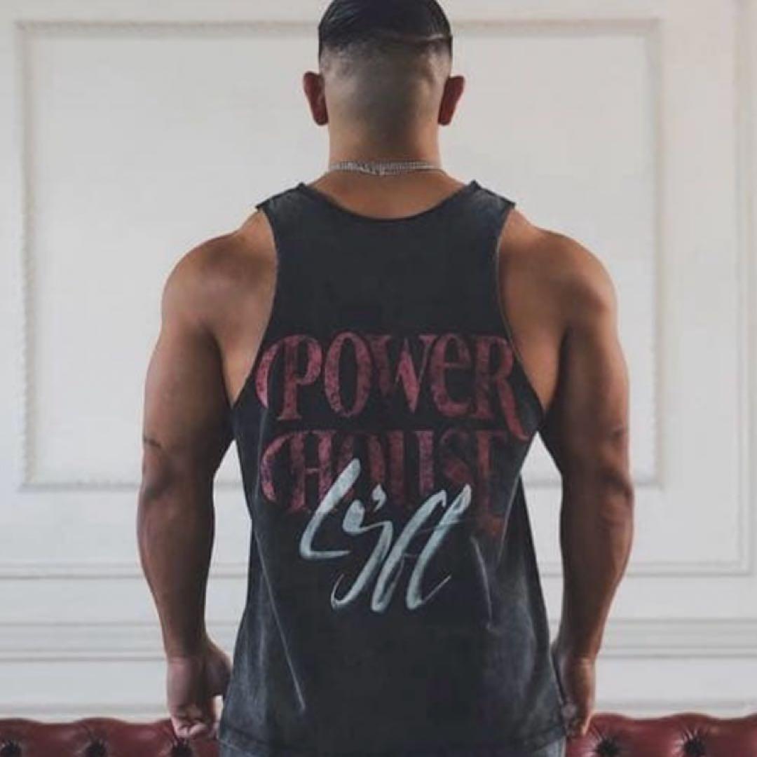 Lyft × POWERHOUSE GYM タンクトップ ブラック