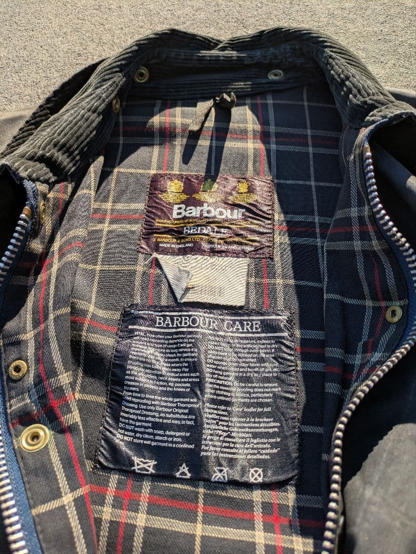 ビンテージBarbour BEDALE バブワー ビデイル オイルドジャケット
