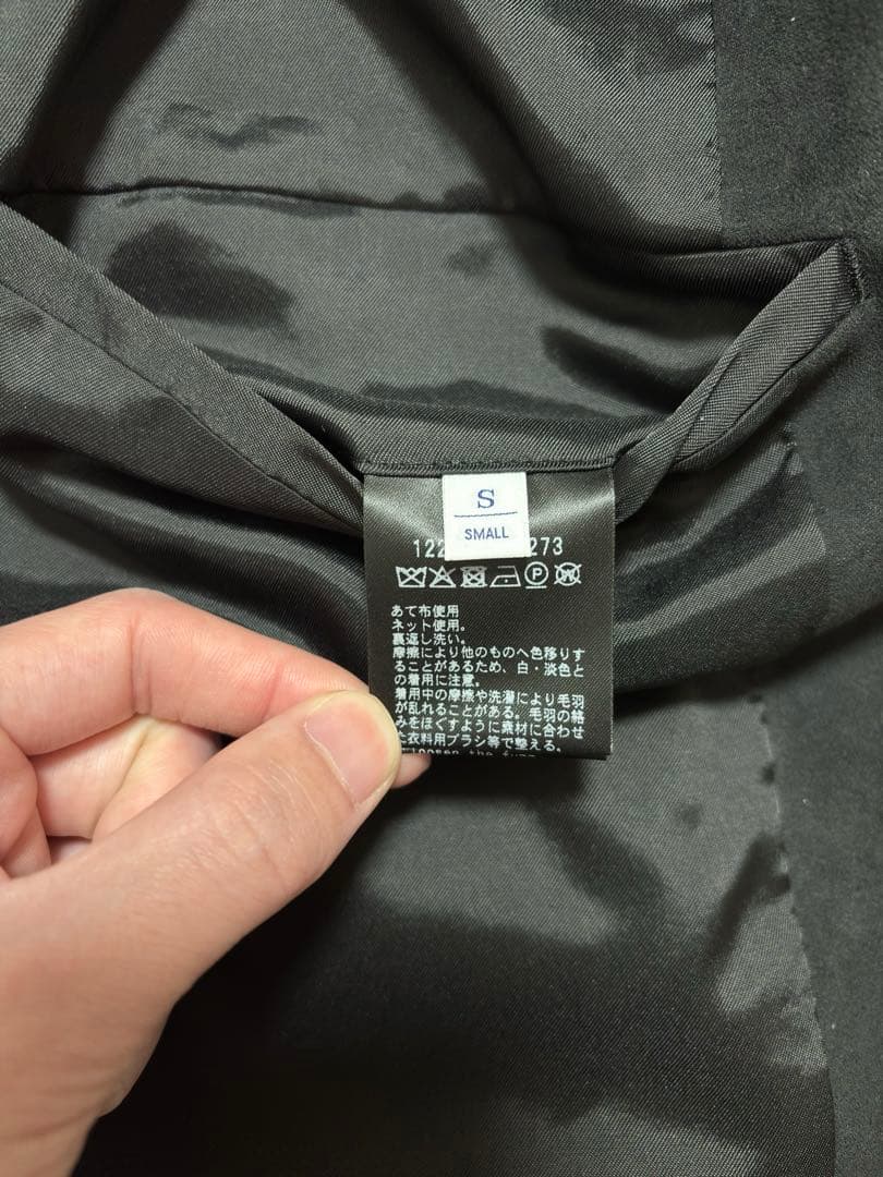 WARDROBE SMART スエードライクジップブルゾン