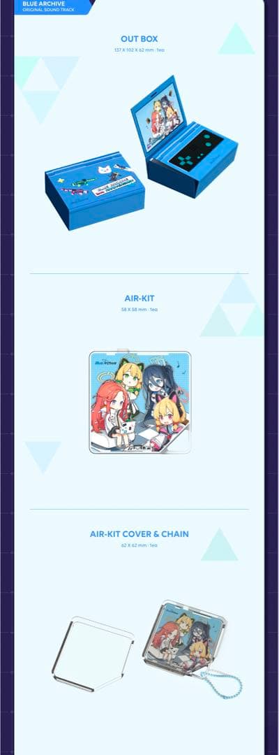 ブルーアーカイブ　2nd ANNIVERSARY OST CD &キットセット