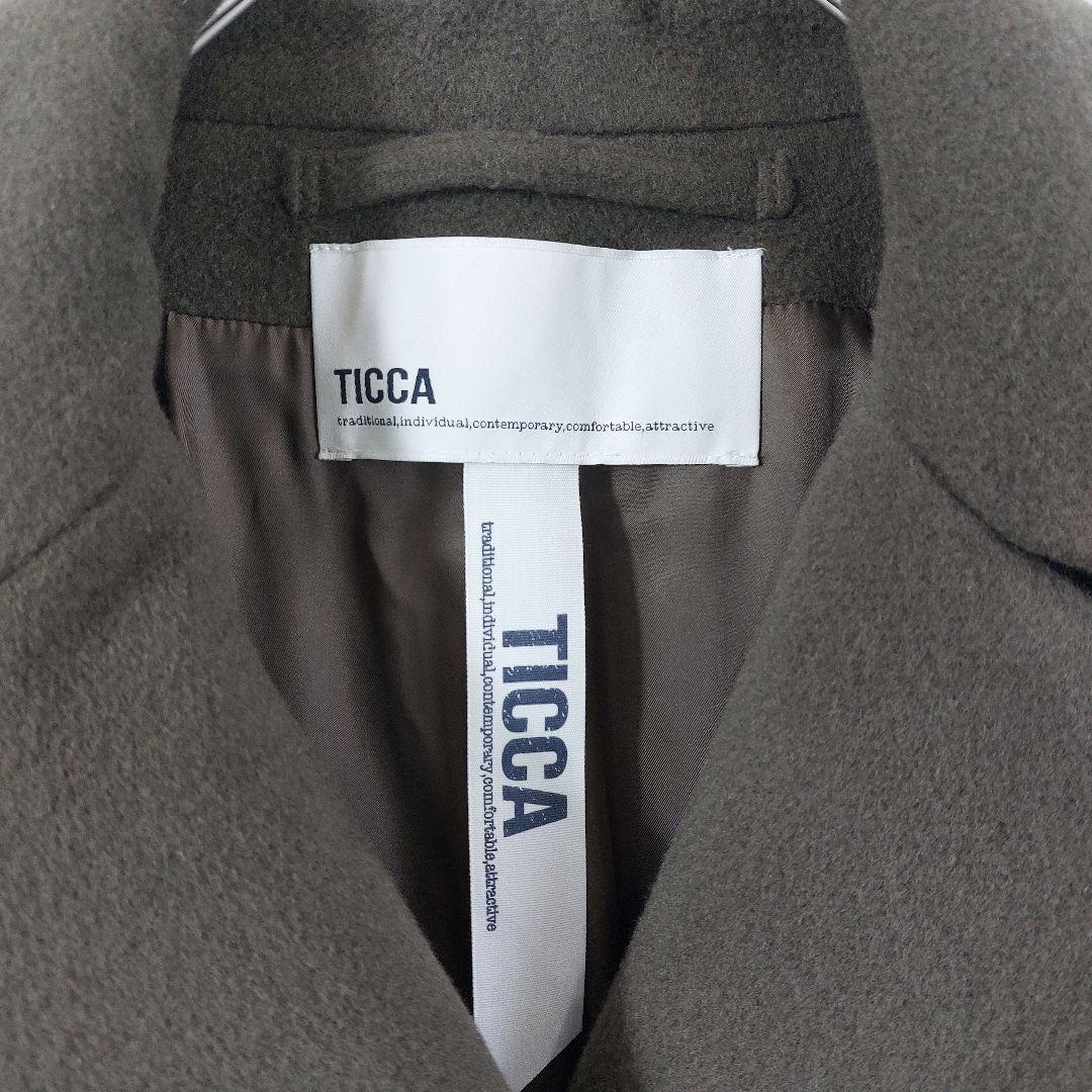 ティッカ　TICCA ウールロングコート　ピーコート　2021AW テントコート