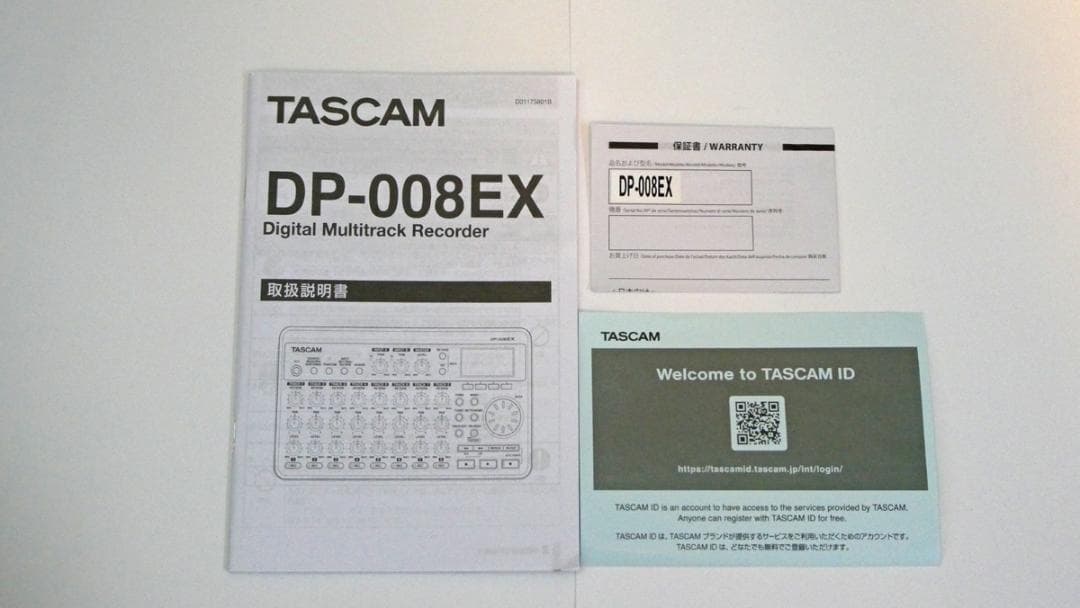 TASCAM DP-008EX マルチトラックレコーダー